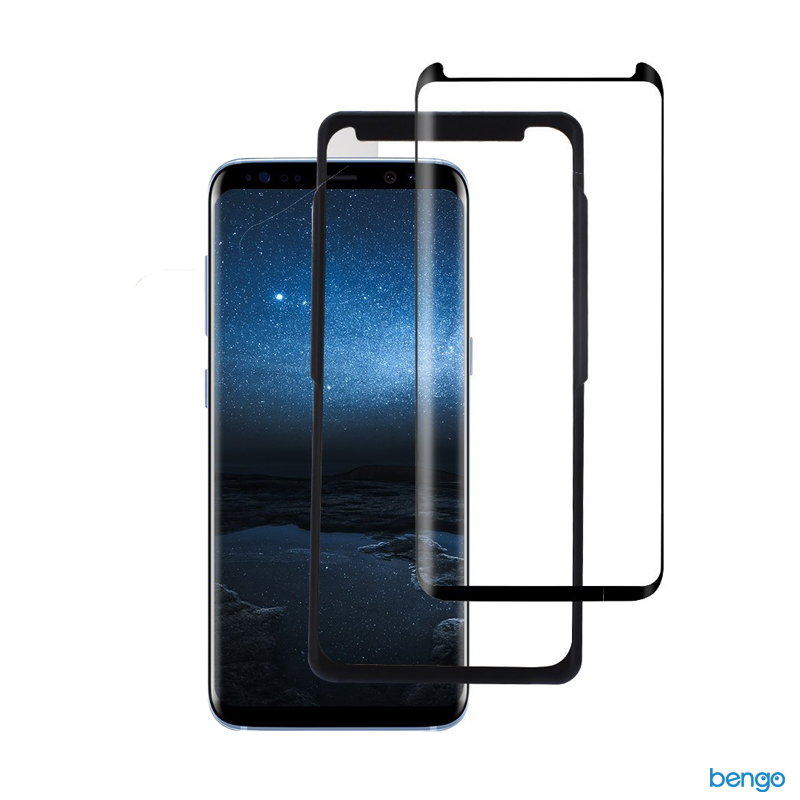 Dán màn hình cường lực Samsung S8 4D full màn hình, phủ keo và từ tính 100%