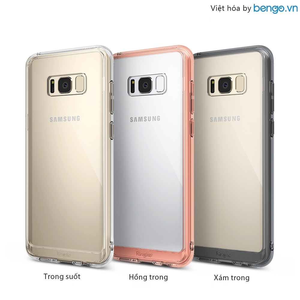 Ốp lưng Samsung Galaxy S8 Ringke Fusion