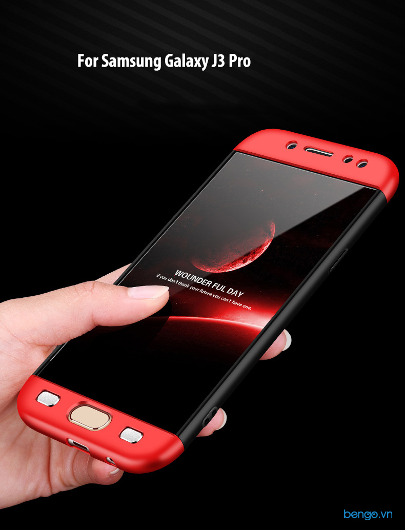 Ốp lưng Samsung Galaxy J3 Pro 360 siêu mỏng