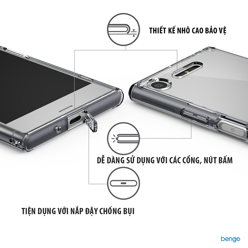 Ốp lưng Sony Xperia XZ1 RINGKE Fusion Ốp lưng Sony Xperia XZ1 RINGKE Fusion
