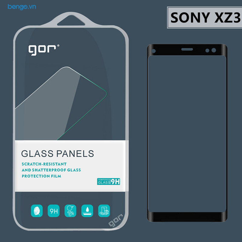 Dán cường lực Sony Xperia XZ3 GOR 3D màn hình Dán cường lực Sony Xperia XZ3 GOR 3D màn hình