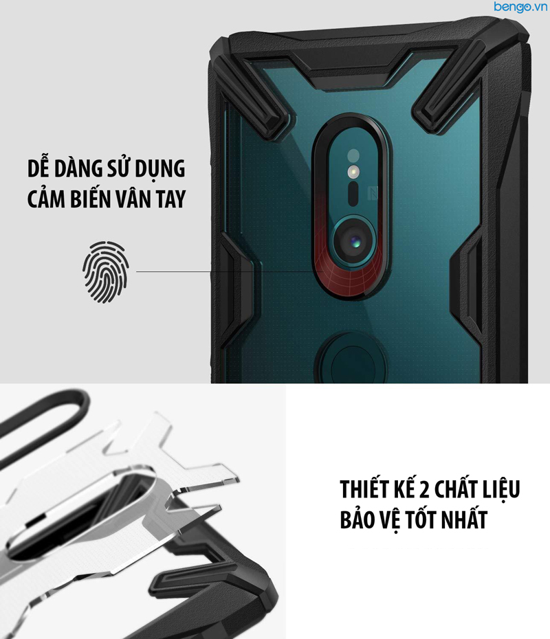 Ốp lưng SONY Xperia XZ3 RINGKE FUSION X Ốp lưng SONY Xperia XZ3 RINGKE FUSION X