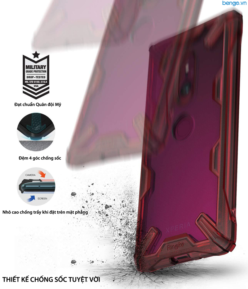 Ốp lưng SONY Xperia XZ3 RINGKE FUSION X Ốp lưng SONY Xperia XZ3 RINGKE FUSION X