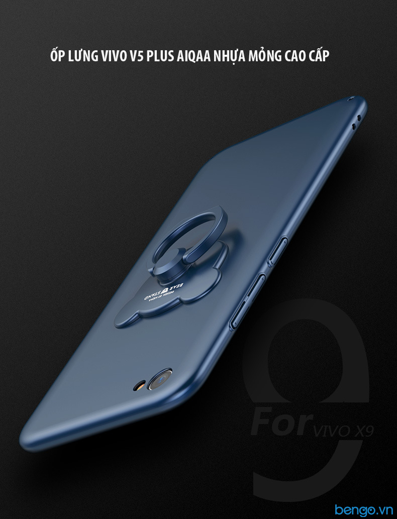 Ốp lưng Vivo V5 Plus AIQAA nhựa mỏng Ốp lưng Vivo V5 Plus AIQAA nhựa mỏng