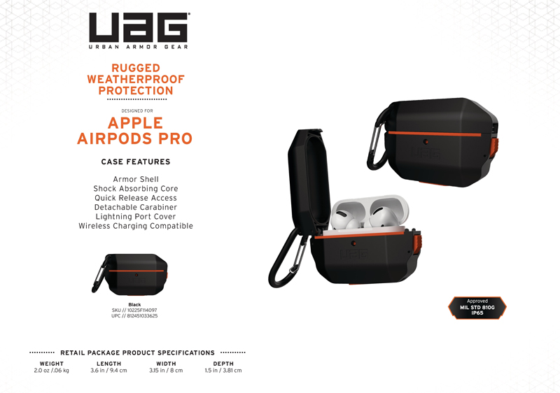 Vỏ ốp Airpods Pro UAG Hard Case