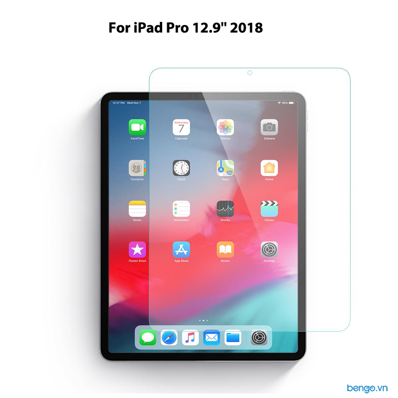 Dán màn hình cường lực iPad Pro 12.9'' 2018 JCPAL iClara 9H