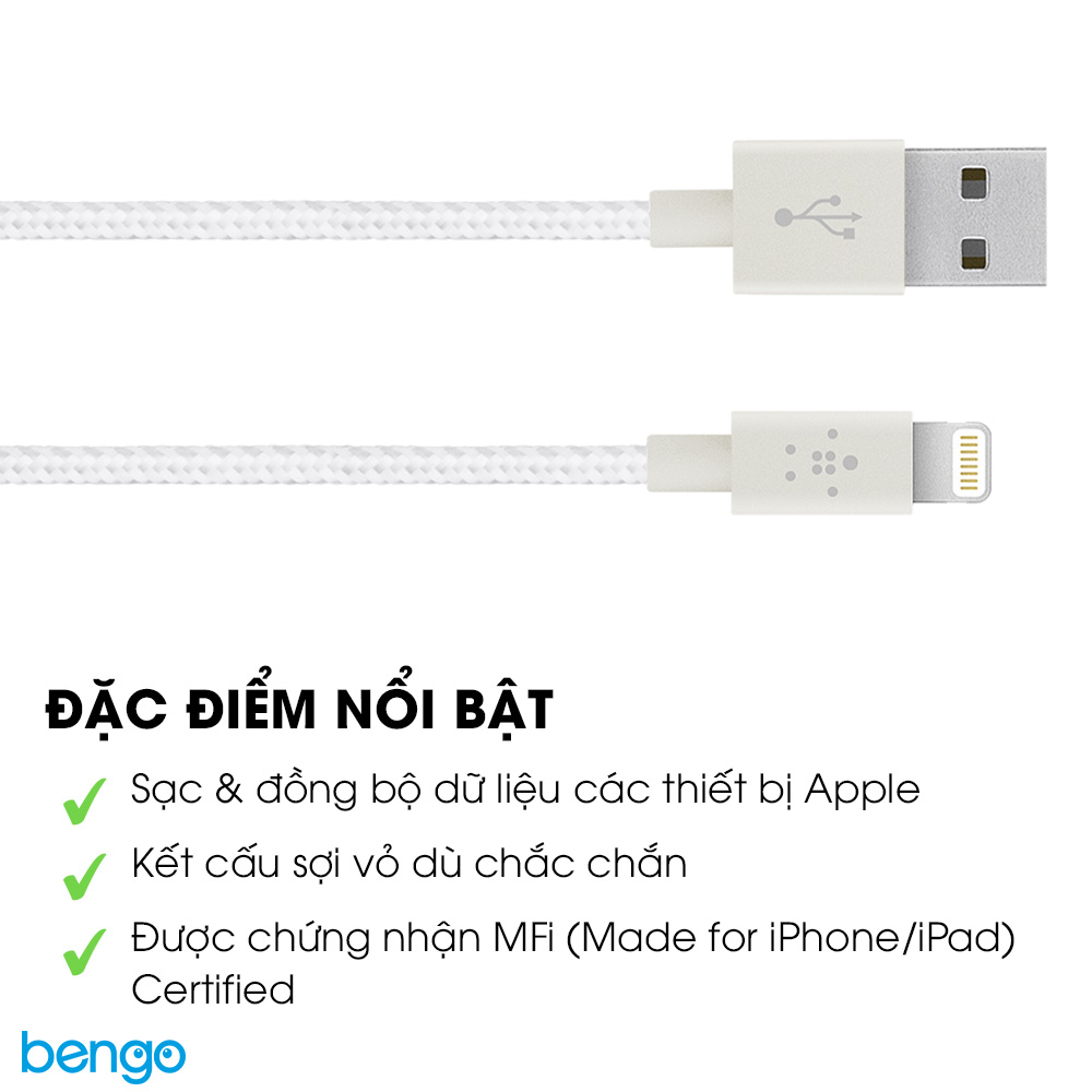 belkin lightning metallic cable