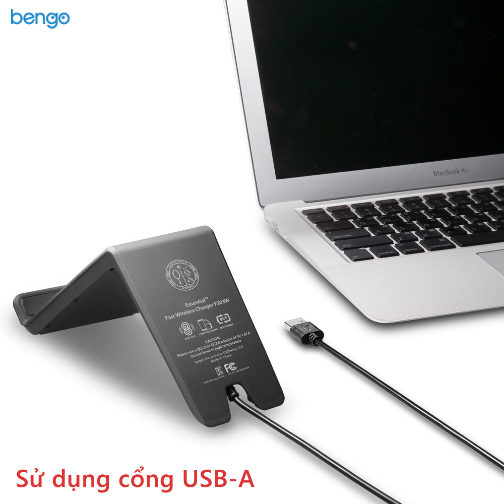 đế sạc nhanh không dây spigen (F303W Wireless Fast Charger) đế sạc nhanh không dây spigen (F303W Wireless Fast Charger)