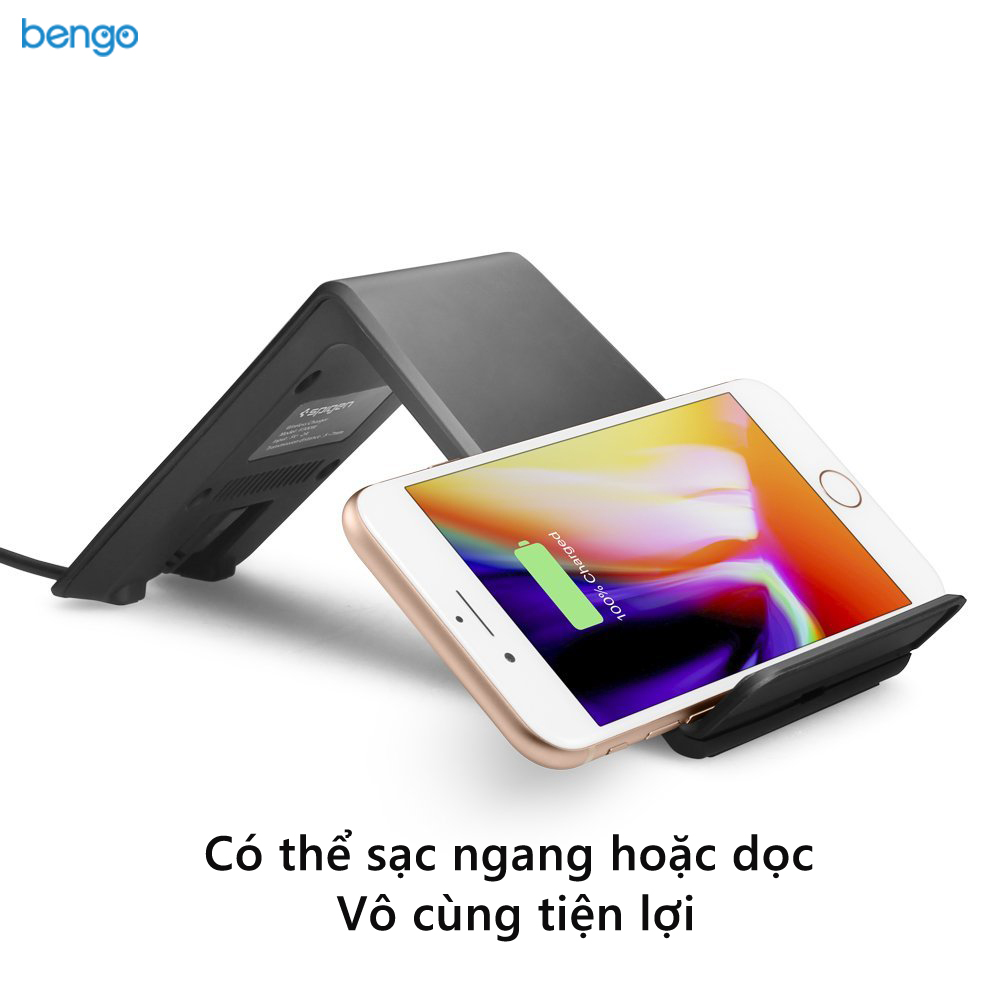đế sạc nhanh không dây spigen (F303W Wireless Fast Charger) đế sạc nhanh không dây spigen (F303W Wireless Fast Charger)