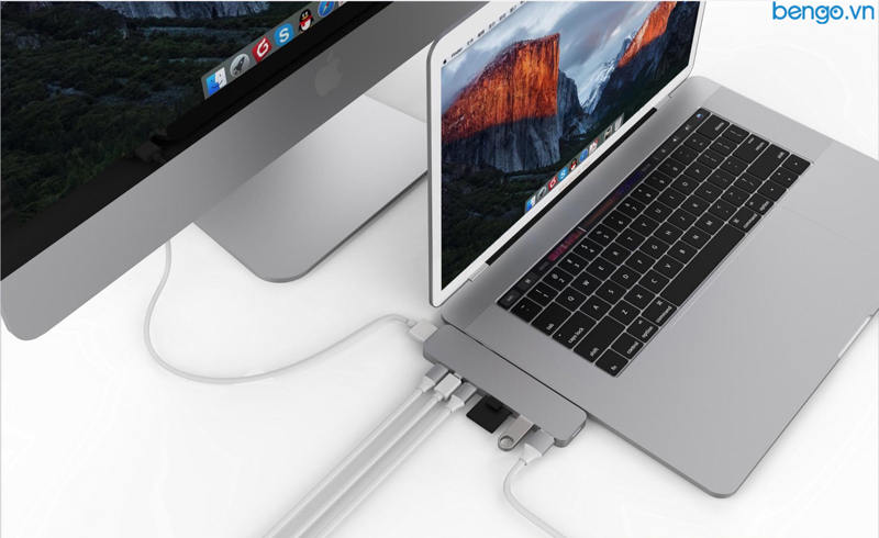 Cổng chuyển HyperDrive PRO 8-in-2 USB-C Hub for MacBook Pro 2016/2017/2018 Cổng chuyển HyperDrive PRO 8-in-2 USB-C Hub for MacBook Pro 2016/2017/2018
