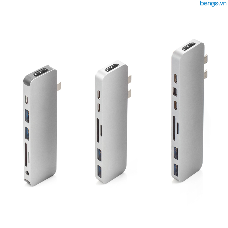 Cổng chuyển HyperDrive PRO 8-in-2 USB-C Hub for MacBook Pro 2016/2017/2018 Cổng chuyển HyperDrive PRO 8-in-2 USB-C Hub for MacBook Pro 2016/2017/2018