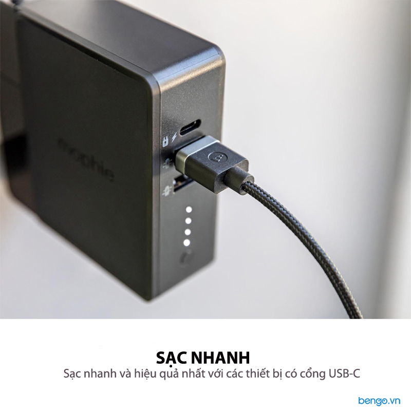 cáp Mophie USB-C Lightning Cáp sạc Mophie C to Lightning
