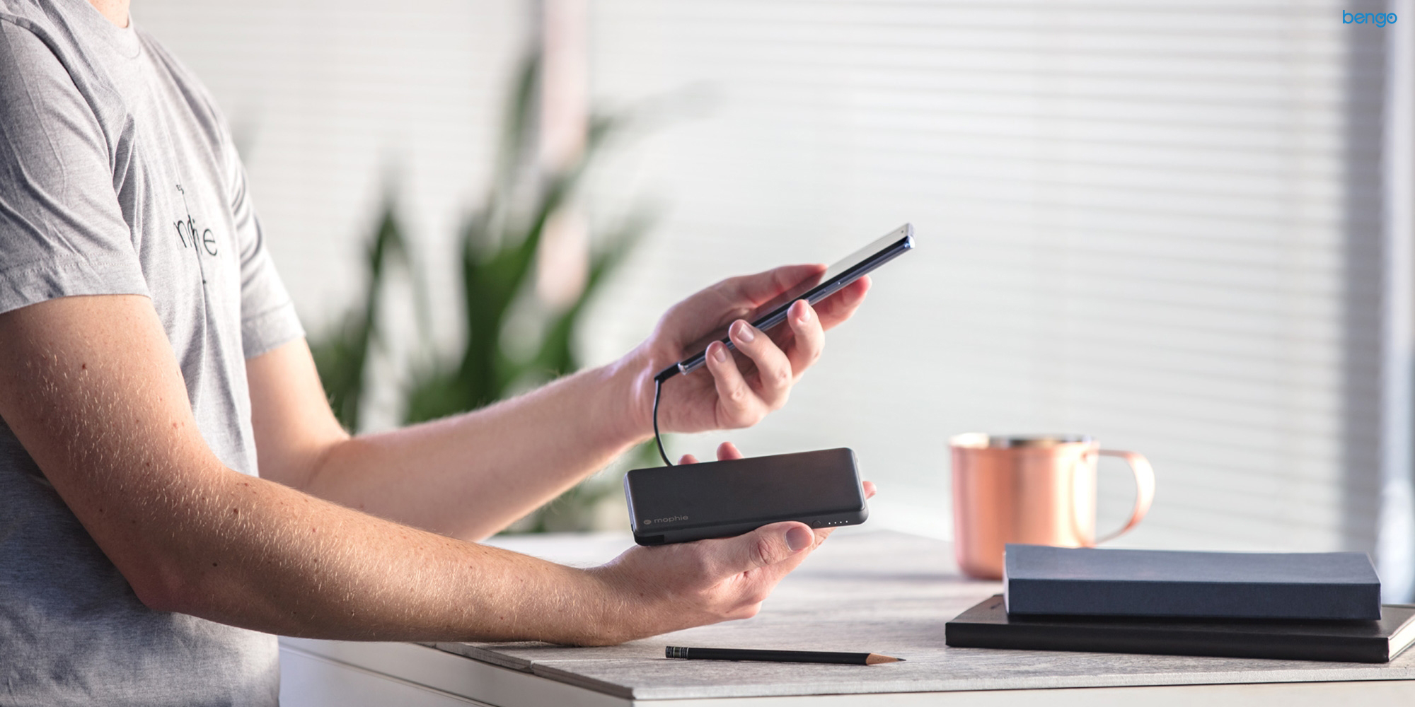 Pin sạc dự phòng Mophie Powerstation Plus Mini 4000mAh chính hãng Pin sạc dự phòng Mophie Powerstation Plus Mini 4000mAh chính hãng
