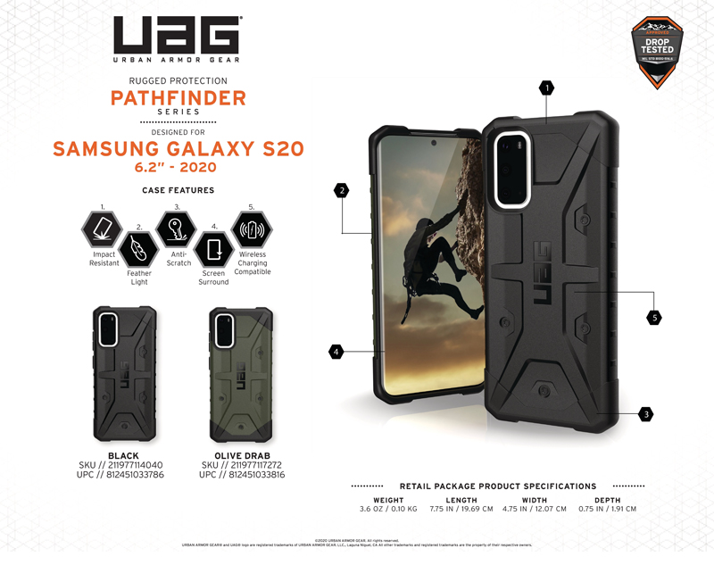 Ốp lưng Samsung Galaxy S20 UAG Pathfinder