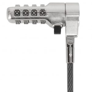 Khoá laptop Targus DEFCON® 3-in-1 Universal Resettable Combo Cable Lock - ASP86RGL