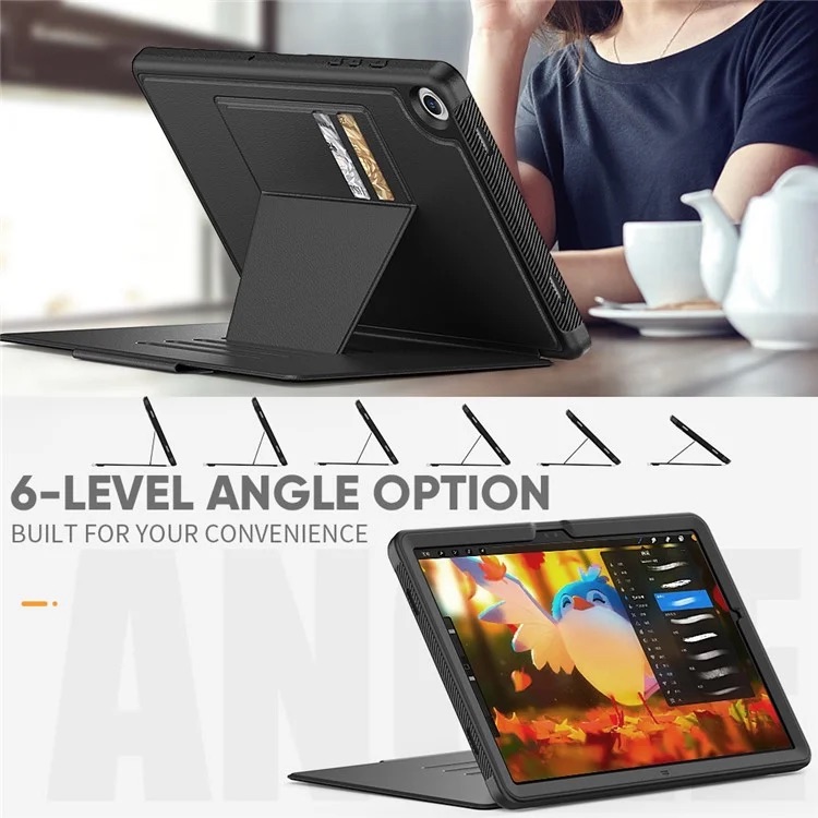 Bao da chống sốc có chân dựng cho Samsung Galaxy Tab A9 Plus 11" 2024 Zaki Shockproof Shield