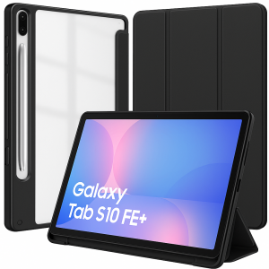 Bao da Samsung Galaxy Tab S10 FE+ 13.1" Zaki SlimFit Clear mặt lưng trong suốt