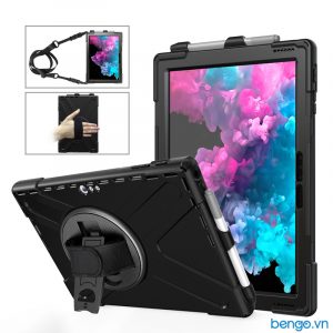 Ốp lưng Microsoft Surface Go 4/3/2/1 chống sốc dựng máy có dây đeo vai và tay