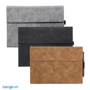 Bao da Microsoft Surface Pro 12 Zaki Leather Folio cao cấp