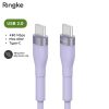 Cáp sạc nhanh RINGKE Fast Charging Pastel Cable C-to-C nhiều màu