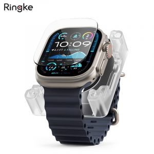 Bộ 2 dán cường lực Apple Watch Ultra 3/2/1 RINGKE Easy Slide Tempered Glass