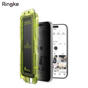 [Combo 2] Dán cường lực chống nhìn trộm iPhone 17 Pro RINGKE Easy Slide Privacy Tempered Glass