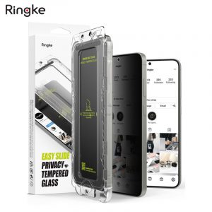 [Combo 2] Dán cường lực chống nhìn trộm Samsung Galaxy S25 Ultra RINGKE Easy Slide Privacy Tempered Glass