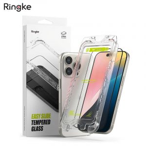 [Combo 2] Dán cường lực iPhone 16 Pro Max RINGKE Easy Slide Tempered Glass