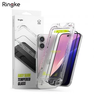 [Combo 2] Dán cường lực iPhone 16 / iPhone 15 RINGKE Easy Slide Tempered Glass