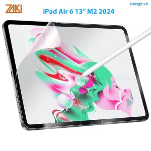 Dán Paper-Like iPad Air 6 13″ M3 / M2 Zaki Matte Film