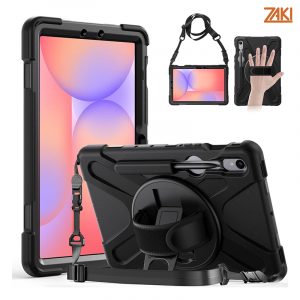 Ốp lưng chống sốc Galaxy Tab S10 Lite Zaki JGX chống sốc có dây đeo vai và chân dựng xoay 360