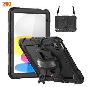 Ốp lưng iPad A16 Gen 11th/10th 10.9" Zaki SZC Series chống sốc có bảo vệ màn hình