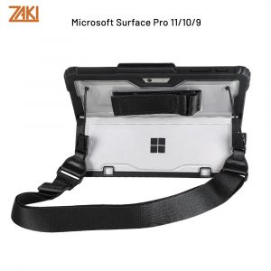 Ốp lưng Surface Pro 11/10/9 Có Dây Đeo Vai Và Tay Trong Suốt - Zaki
