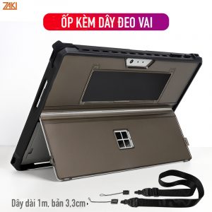 Ốp lưng Surface Pro 11/10/9 ZAKI SlimFit Case - Smoke Black