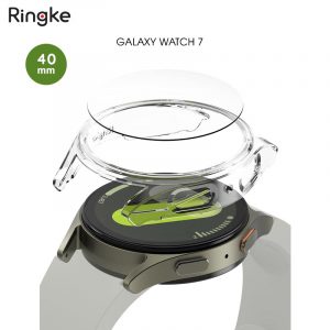 Vỏ ốp kèm dán cường lực Galaxy Watch 7 40mm RINGKE Slim & Glass