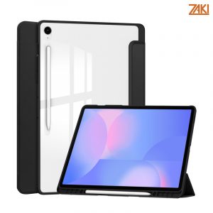 Bao da Samsung Galaxy Tab S10 FE/S10 Lite/S9/S9 FE ZAKI SlimFit Clear mặt lưng trong suốt