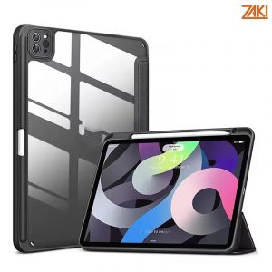 Bao da mặt lưng trong suốt iPad Pro 13" M5/M4 Zaki SlimFit Clear - Đen
