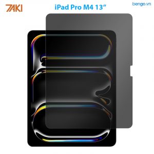 Dán cường lực chống nhìn trộm iPad Pro 13" M5/M4 ZAKI Privacy 9H 2.5D