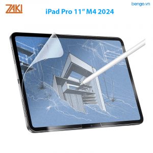 Dán Paper-Like (Matte Film) iPad Pro 11-inch (M5/M4) Zaki dành cho viết vẽ