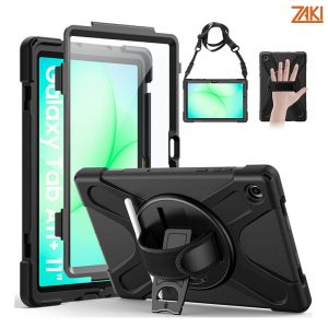Ốp lưng chống sốc có dây đeo Samsung Galaxy Tab A11 Plus 11" 2025 Zaki JGX