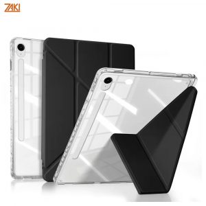 Bao da Samsung Galaxy Tab S10 FE/S10 Lite/S9/S9 FE ZAKI SlimFit Clear V2 mặt lưng trong suốt