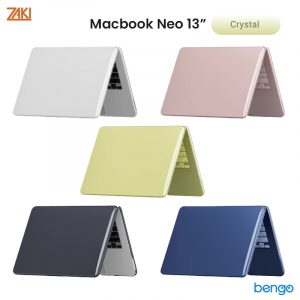 Ốp bảo vệ MacBook Neo 13" ZAKI SlimFit Crystal Case